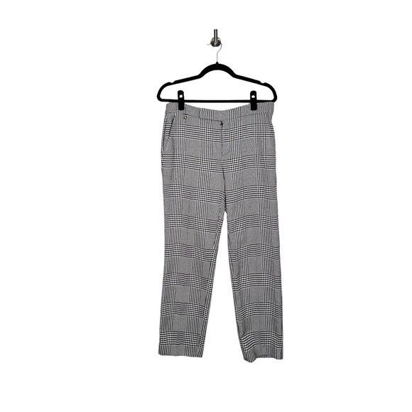 NEW Lauren Ralph Lauren Houndstooth Trouser Pants Black & White Size 4 - Picture 3 of 8
